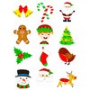 48 x Christmas Children's Temporary Tattoos (4 packs of 12) by Henbrandt