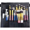 Hotrose 22 Pockets Professional Cosmetic Makeup Brush Bag with Artist Belt Strap for Women (Brush Not Included)