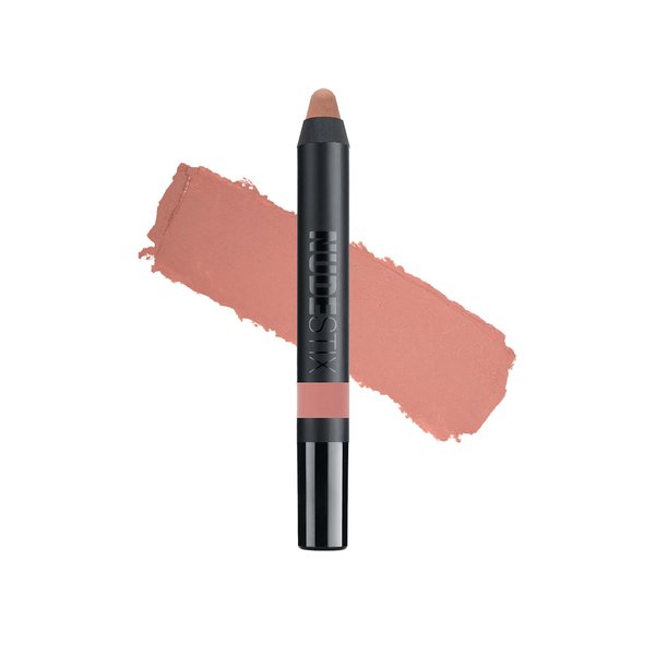 Nudestix Intense Matte Lip + Cheek Pencil, Lipstick + Lip Liner + Cheek Blush Tint, Multi Use Makeup for Long Lasting Color, Smooth Coverage, Shade: Tamed