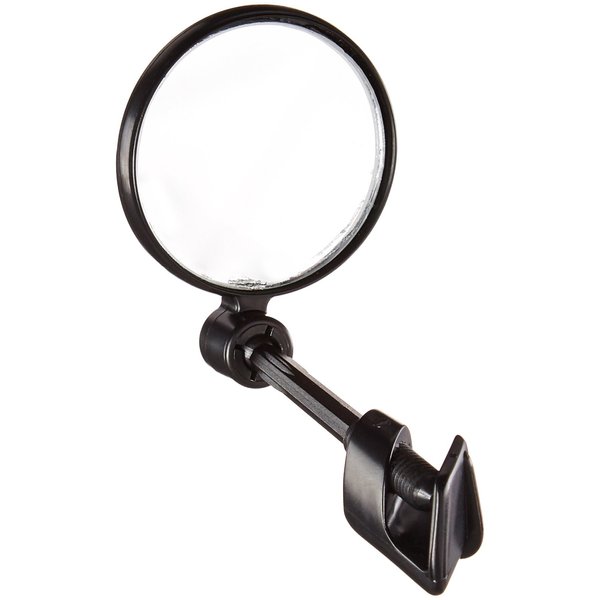 Third Eye Round Helmet Mirror for Hard Shell Helmets , Black