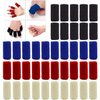 ELANE 40 Pcs Finger Sleeves Protectors,Finger Sleeves for Arthritis Trigger Finger Splint for Thumb,Finger Brace for Arthritis Pain and Support (Black,Blue,Red,Beige)