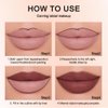 Modern Classic Lip Liner, 12 Colors Lip Liner Pigmented Vegan Matte, Lasting Finish Lip Liner, Luxurious Creamy Long Lasting Lip Liner, Prevents Feathering and Fading, (06)