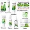 Rosarden 10Pcs Skin Care Products Set, Aloe Vera Skin Care Sets, Skin Care Gift Set for Women Girls, Skincare Routine Set, Face Care Kit for Dry Skin, Hydrating Whole Body Skin Care