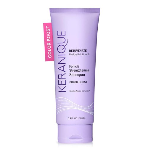 Keranique Shampoo for Color Treated Hair - Protect & Extend Color, Sulfate Free Shampoo for Colored Hair - Moisturizing Colorsafe Shampoo for Women - UV Protection, Best for Dry, Thinning, Fine Hair