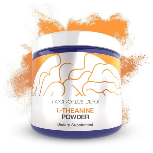 Nootropics Depot L-Theanine Powder 125 Grams | Promotes Relaxation | Supports Healthy Stress Levels + Sleep Cycles | Promotes Cognitive Function + Focus | Amino Acid Supplement