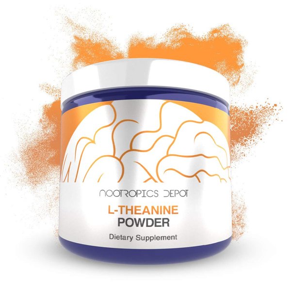 Nootropics Depot L-Theanine Powder 125 Grams | Promotes Relaxation | Supports Healthy Stress Levels + Sleep Cycles | Promotes Cognitive Function + Focus | Amino Acid Supplement