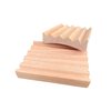2 Pack Elevation Alder Natural Wood Soap Dish, 100% Handcrafted in the USA, Makes Soap Last 2X Longer, Soap Bar Holder for Kitchen or Bathroom