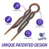 Good Hair Days Hair Pins - Plastic, U-shaped Magic Grip Hairpins, Strong Durable Pins For Fine, Thick & Long Hair, Hair Styling Accessories, Set of 20 (Black)