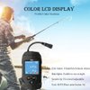 LUCKY Portable Fish Finders Wired Transducer Kayak Fish Finder Kit Portable Depth Finder LCD Display for Kayak Boat Ice Fishing