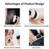 MUAECH Empty Bottle for Dry Shampoo Powder for Women, Reusable, Travel Size with Powder Sponge Applicator for Easy Apply, Refillable Loose Powder Box with Mirror
