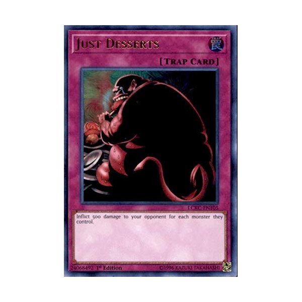 Yu-Gi-Oh! - Just Desserts - LCKC-EN105 - Ultra Rare - Unlimited Edition - Legendary Collection Kaiba Mega Pack