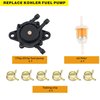 KOSIDA Replace Fuel Pump 691034 692313 Briggs 808492 597338 Kohler 17hp-27hp For Lawn Mower Tractor Golf Cart Engine and Kawasaki Cub Cadet Craftsman Starter Vacuum Fuel Pump (A Set)