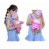 XADP Baby Dolls Carrier Backpack Doll Accessories Front and Back Carrier with Straps for 15 Inch to 18 Inch Dolls, Purple
