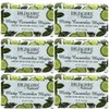 Dr Jacobs Naturals, Triple Milled Loofah Exfoliating Castile Bar Soap (Pack of 6) - Free of Parabens, Sulfates, Synthetics, Gltuen and GMO (Minty Cucumber Mojito)