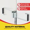 Spring Hinge Door Closer, Fits on Most Door Butt Hinge Pins, 4 Pack