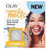 Olay Cleansing Melts + Vitamin C Face Cleanser, 12ct, Water-Activated Face Wash Cleans, Tones, and Refreshes Skin