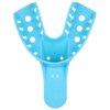JMU Dental Impression Tray 12 Pcs, Perforated Disposable Impression Trays, 4 Medium Lower