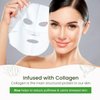 Natural Chemist Cucumber & Aloe Sheet Face Mask - Cools & Calms Stressed Skin, Reduces Puffiness, Moisturizing & Nourishing Sheet Mask - Cruelty Free Korean Skin Care For All Skin Types - 5 Masks