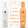 GK HAIR Global Keratin Colored Shield Shampoo and Conditioner Sets (8.11 Fl Oz/240ml) - Deep Cleansing Moisturizing Heat Shield Protection for Color Treated Dry Damaged Curly Frizzy Hair - Sulfate Free