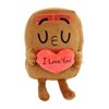 2023 Choco and Pancake Plush，Choco and Pancake in Love Plush，Plush Toys Four Piece Combination，Kawaii Plushy Dolls Cartoon Figure for Girls and Boys #06 (Color : A, Size : 18-20cm)