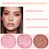 AMY'S DIARY Pink Shimmer Eye Shadow Makeup Palette 9 Colors, Highly Pigmented Matte Glitter Shimmer Pearl Waterproof Party Sparkling Eyeshadow Palette (01#)