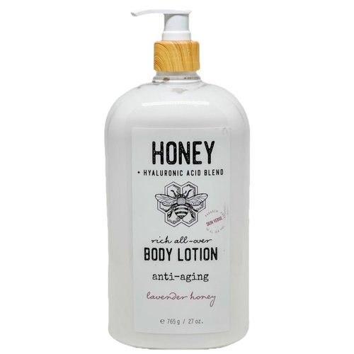 Anti-aging Honey + Hyaluronic Acid Blend Body Lotion Lavender Honey 27 oz