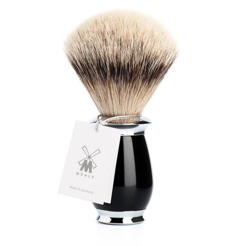 MÜHLE PURIST Black Silvertip Badger Shaving Brush