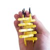 Novelty Bee Hair Clip,Acetate Claw Clips,Hair Clips for Women,Yellow