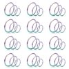Drperfect 36Pcs 20G Nose Ring Hoop for Women Men 316L Stainless Steel Helix Tragus Lip Septum Ring Cartilage Earring Hoop Piercing Jewelry