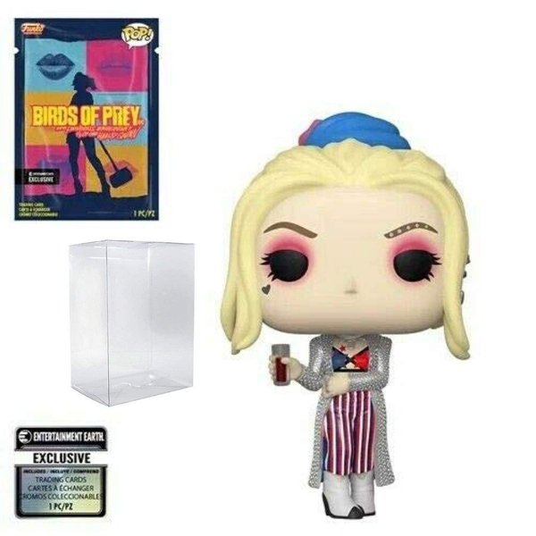 Birds of Prey Harley Quinn Black Mask Club Funko Pop! Vinyl Figure with Collectible Card - Entertainment Earth Exclusive with Compatible PET Graphic Protector Box