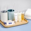 SLequipo 4-IN-1 Hotel Toiletries Bulk Set (20PCS) 4-Piece Set: 5 Hotel Bar Soap 0.5oz, 5 Hotel Shampoo, 5 Conditioner Travel Size, 5 Hotel Body Lotion - Bulk Mini Guest Amenities