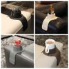 CouchCoaster - The Original and Patented Armrest Couch Cup Holder – A Weighted, Silicone, Anti Slip Coaster Stops Spills On Your Sofa, Arm Chair Or Recliner and Keeps Drinks Within Reach, Mocha Brown