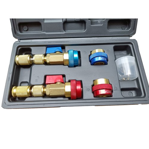 SY66 Automotive AC R134A R1234YF Valve Core Remover and Installer Tool Set, for Standard and JRA Valve Core Couplers (SY66-R1234YF)