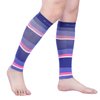 Doc Miller Calf Compression Sleeve Men and Women 20-30 mmHg, Shin Splint Compression Sleeve for Varicose Veins and Maternity 1 Pair (Black Purple Pink Peach, Small)