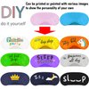 Aneco 50 Pieces Blindfold Eye Mask Shade Cover with Nose Pad and Adjustable Strap for Travel Sleep or Party Supplies, 21 Colors