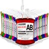 20 Pack Halloween Blood Bags, Reusable Blood Bags Pouches, 12 FL Oz Blood IV Bags Containers for Halloween Props, Halloween, Vampire, Zombie, Medical, Nurse Party Favors