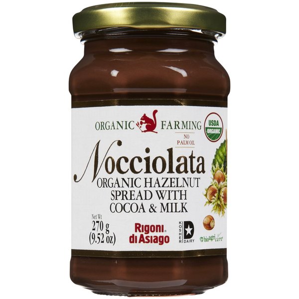 Nocciolata Organic Hazelnut Spread, 9.52 oz
