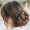 BETITETO Bridal Hair Comb Emerald Green Crystal Wedding Hair Piece Pin Accessories for Women Girls Party (Black)