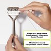 Leaf Shave | Leaf Razor, Chrome - Eco-Friendly Razor for Women & Men, Multi-Blade, Pivoting Head Razor with Stainless Steel Blades; Recommended for Body Shaving and Head Shaving