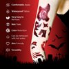 60 PCS Halloween Scar Tattoos, 60 Sheet Halloween Zombie Scars Tattoo Stickers Fake Scab Blood Special Fx Costume Makeup Props, Halloween Make Up Party Scar Tattoo Masquerade Prank Prop Decorations