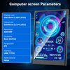 Ransanx 3.5 Inch IPS USB Mini Screen No Installation AIDA64 Pc Case Screen Computer Temp Monitor PC Temperature Display with Stand, USB Cable, Manual