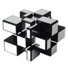 AMAZA Mirror Speed Magic Cube 3X3 Puzzle 3x3x3 Speed Cube QiYi Toys 3x3 Speed Cube Magic Puzzle Cube for Children and Adults Silver