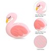AmazingM Flamingo Sensory Chew Teether for Boys and Girls,Food Grade Silicone Safety Chewy Teething Toy for Kids with Autism, ADHD,Oral Motor,Teething,Biting Needs