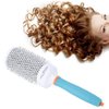 Round Hair Brush Moroccan Oil Hair Brush Aluminum Tube Roller Comb Round Hairdressing Comb Hair Styling Comb Hairstyle Tool 53#