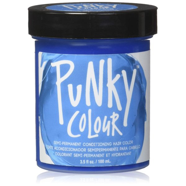 Jerome Russell Punky Colour Semi Permanent Conditioning Hair Color, Lagoon Blue), 100ml
