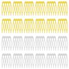 32pcs 5 Teeth Small Hair Side Combs Metal Hair Clip Combs Wedding Bridal Veil Combs French Twist Bun Hair Clip Metal Small Elegant Hairpiece Supplies for Hair Decoration Wedding Bridal DIY Accessories