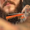 Allegro Combs 9000 Clipper Blending Cutting Wide Teeth Hair Comb For Fading Barbers Hairstylist Men Women Shower Comb Shampoo Styling 1 Piece (Neon Orange)