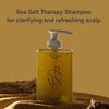 GROWUS Sea Salt Therapy Shampoo, Clarifying Shampoo - Removes Product Buildup, dirt and oil, 16.9 fl.oz, Free from Paraben, Sulfate