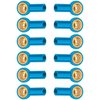 12Pack Vgoohobby Metal M3 Tie Rod End Ball Holder RC Joint Link Ball Head Holder CW Compatible with HSP Traxxas HPI Axial Redcat Racing 1/10 RC Car Truck Buggy Crawler (Blue)