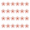 Atoden Mini Flower Hair Clips Pink Small Claw Clips for Thin Fine Hair 24Pcs Mini Jaw Clips Cute Tiny Floral Clips for Bangs Decorative Hair Accessories for Women Girls